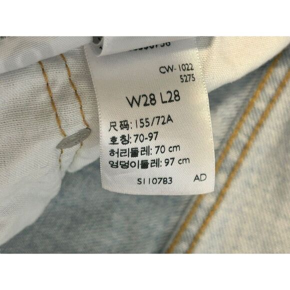 Levi's 501 Skinny High Rise Button Fly Women's Jeans 28x28L - Picture 5 of 8